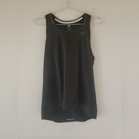 Adidas black athletic tank medium - Picture 1 of 2